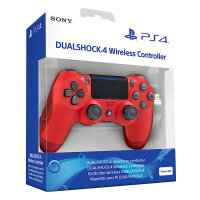 Sony DualShock 4 V2 Rot Bluetooth/USB Gamepad Analog / Digital PlayStation 4