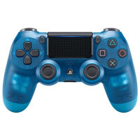 Sony DualShock 4 Blau, Transparent Bluetooth/USB Gamepad...