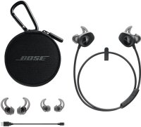 Bose SoundSport, kabellose Sport-Earbuds, (schweißresistente Bluetooth-Kopfhörer zum Joggen), Schwarz, Höhe: 2.86 cmBreite: 2.54 cmTiefe: 2.86 cm Black Kopfhörer
