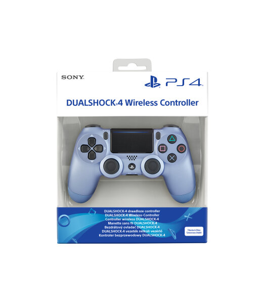 Sony DualShock 4 V2 Blau Bluetooth/USB Gamepad Analog / Digital PlayStation 4