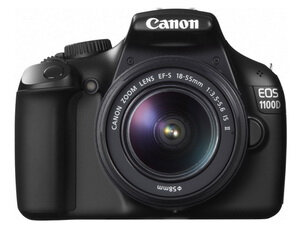 Canon EOS 1100D + EF-S 18-55mm 1/2.33" SLR-Kamera-Set 12,2 MP CMOS 4272 x 2848 Pixel Schwarz