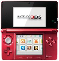 Nintendo 3DS - Konsole, metallic rot