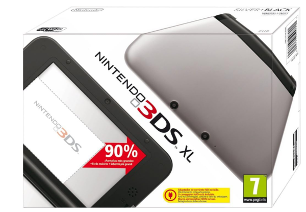Nintendo 3DS XL Silber/Schwarz