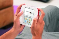 Nintendo 2DS - Konsole, rot/weiß