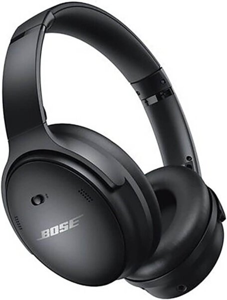 Bose QuietComfort 45 kabellose Noise-Cancelling-Bluetooth-Kopfhörer, Mikro, Schwarz, Einheitsgröße, 866724-0100 Schwarz Ohrumschließend
