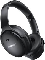 Bose QuietComfort 45 kabellose Noise-Cancelling-Bluetooth-Kopfhörer, Mikro, Schwarz, Einheitsgröße, 866724-0100 Schwarz Ohrumschließend