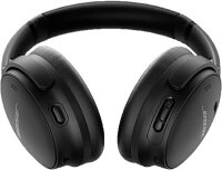 Bose QuietComfort 45 kabellose Noise-Cancelling-Bluetooth-Kopfhörer, Mikro, Schwarz, Einheitsgröße, 866724-0100 Schwarz Ohrumschließend