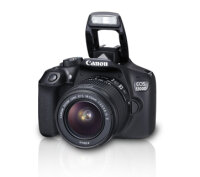 Canon EOS 1300D + EF-S 18-55 IS II SLR-Kamera-Set 18 MP CMOS 5184 x 3456 Pixel Schwarz