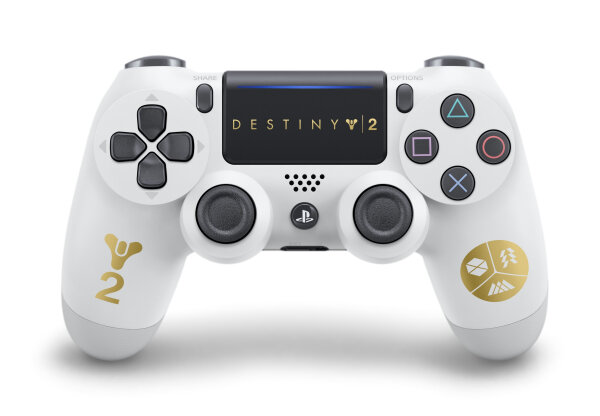 Sony DualShock 4 V2 Destiny 2 Limited edition Schwarz, Gold, Weiß Bluetooth Gamepad Analog / Digital PlayStation 4