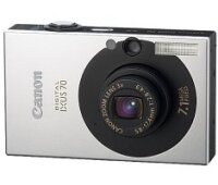 Canon Digital IXUS 70 1/2.5" Kompaktkamera 7,1 MP CCD 3072 x 2304 Pixel Schwarz