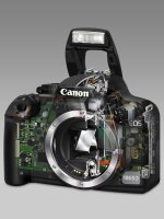 Canon EOS 1000D + EF-S 18-55mm 10,1 MP CMOS 3888 x 2592 Pixel Schwarz