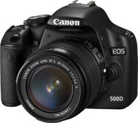 Canon EOS 500D + EF-S 18-55mm SLR-Kamera-Set 15,1 MP CMOS...