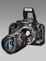 Canon EOS 1000D + EF-S 18-55mm 10,1 MP CMOS 3888 x 2592 Pixel Schwarz