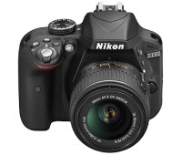 Nikon D3300 + AF-S DX NIKKOR 18-55mm SLR-Kamera-Set 24,2 MP CMOS 6000 x 4000 Pixel Schwarz