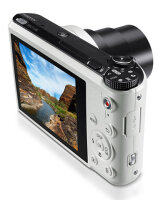 Samsung WB WB200F 1/2.3" Kompaktkamera 14,2 MP CCD 4320 x 3240 Pixel Weiß