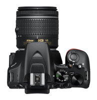 Nikon D3500 + AF-P 18-55mm VR SLR-Kamera-Set 24,2 MP CMOS 6000 x 4000 Pixel Schwarz
