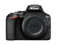 Nikon D3500 + AF-P 18-55mm VR SLR-Kamera-Set 24,2 MP CMOS 6000 x 4000 Pixel Schwarz