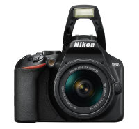 Nikon D3500 + AF-P 18-55mm VR SLR-Kamera-Set 24,2 MP CMOS 6000 x 4000 Pixel Schwarz