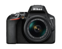 Nikon D3500 + AF-P 18-55mm VR SLR-Kamera-Set 24,2 MP CMOS 6000 x 4000 Pixel Schwarz