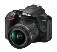 Nikon D3500 + AF-P 18-55mm VR SLR-Kamera-Set 24,2 MP CMOS 6000 x 4000 Pixel Schwarz
