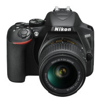 Nikon D3500 + AF-P 18-55mm VR SLR-Kamera-Set 24,2 MP CMOS 6000 x 4000 Pixel Schwarz