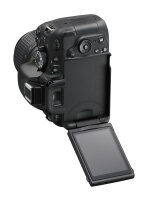 Nikon D5200 + AF-S DX NIKKOR 18-55mm SLR-Kamera-Set 24,1 MP CMOS 6000 x 4000 Pixel Schwarz