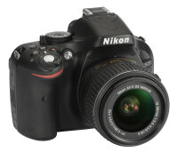 Nikon D5200 + AF-S DX NIKKOR 18-55mm SLR-Kamera-Set 24,1 MP CMOS 6000 x 4000 Pixel Schwarz