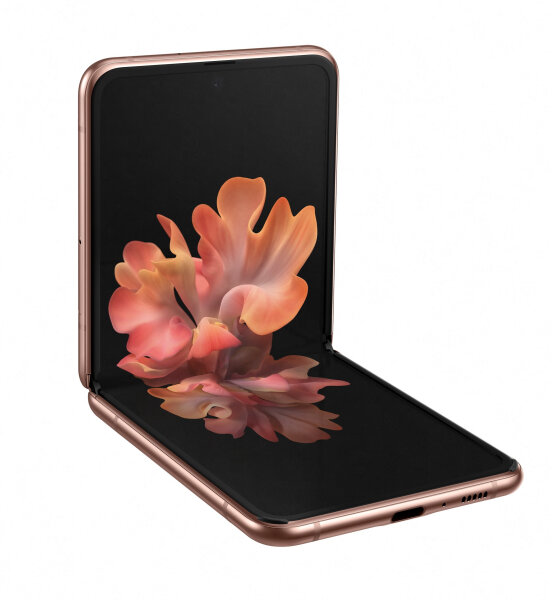 Samsung Galaxy Z Flip 5G SM-F707B 17 cm (6.7") Android 10 USB Typ-C 8 GB 256 GB 3300 mAh Bronze