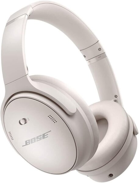 Bose QuietComfort 45 kabellose Noise-Cancelling-Bluetooth-Kopfhörer, Mikro, Weiß Einheitsgröße Weiß Ohrumschließend