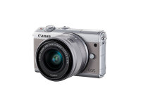 Canon EOS M100 + EF-M 15-45mm IS STM MILC 24,2 MP CMOS 6000 x 4000 Pixel Grau