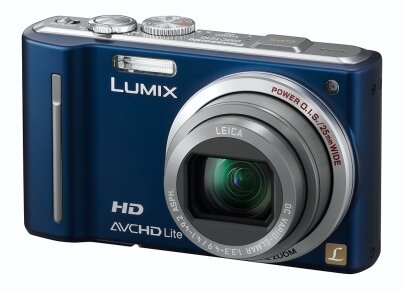 Panasonic Lumix DMC-TZ10 1/2.33" Kompaktkamera 12,1 MP CCD 4000 x 3000 Pixel Blau