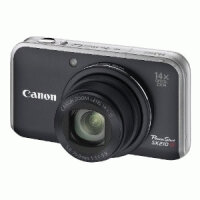 Canon PowerShot SX210 IS 1/2.3" Kompaktkamera 14,1 MP CCD 4320 x 3240 Pixel Schwarz
