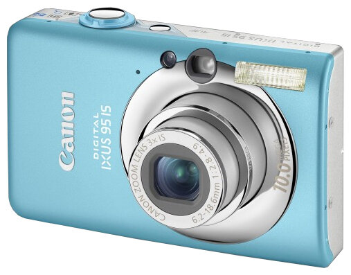 Canon Digital IXUS 95 IS Compact camera 10 MP CCD 3648 x 2736 pixels Blue