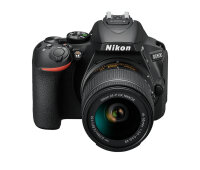 Nikon D5600 + AF-P DX 18-55mm G VR SLR-Kamera-Set 24,2 MP CMOS 6000 x 4000 Pixel Schwarz