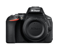 Nikon D5600 + AF-P DX 18-55mm G VR SLR-Kamera-Set 24,2 MP CMOS 6000 x 4000 Pixel Schwarz