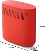 Bose SoundLink Color Bluetooth Speaker II - Tragbaren Bluetooth-Lautsprecher (Wasserabweisend), Rot