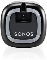 Sonos Play:1 Smart Speaker, schwarz – Kompakter & kraftvoller WLAN Lautsprecher für unbegrenztes Musikstreaming – Feuchtigkeitsbeständiger Multiroom Lautsprecher Schwarz ohne Zubehör