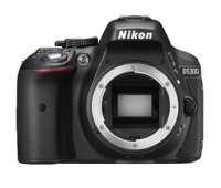 Nikon D5300 + AF-P 18-55mm VR SLR-Kamera-Set 24,2 MP CMOS 6000 x 4000 Pixel Schwarz