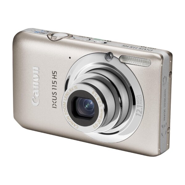 Canon Digital IXUS 115 HS 1/2.3" Kompaktkamera 12,1 MP CMOS 4000 x 3000 Pixel Silber