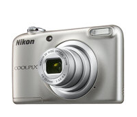 Nikon COOLPIX A10 1/2.3" Kompaktkamera 16,1 MP CCD 4608 x 3456 Pixel Silber