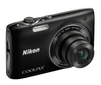 Nikon COOLPIX S3100 1/2.3" Kompaktkamera 14 MP CCD 4320 x 3240 Pixel Schwarz