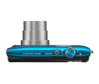 Nikon COOLPIX S3300 1/2.3" Compact camera 16 MP CCD 4608 x 3456 pixels Blue