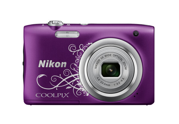 Nikon COOLPIX A100 1/2.3" Compact camera 20.1 MP CCD 5152 x 3864 pixels Purple, White