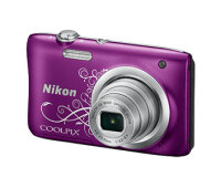 Nikon COOLPIX A100 1/2.3" Compact camera 20.1 MP CCD 5152 x 3864 pixels Purple, White