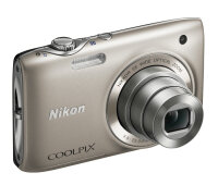 Nikon COOLPIX S3100 1/2.3" Kompaktkamera 14 MP CCD 4320 x 3240 Pixel Silber