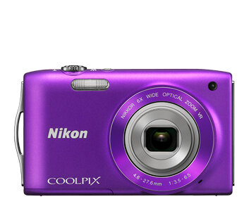 Nikon COOLPIX S3300 1/2.3" Compact camera 16 MP CCD 4608 x 3456 pixels Purple