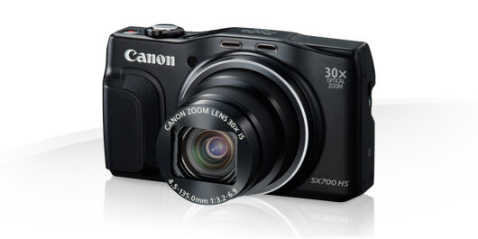 Canon PowerShot SX700 HS 1/2.3" Kompaktkamera 16,1 MP CMOS 4608 x 3456 Pixel Schwarz
