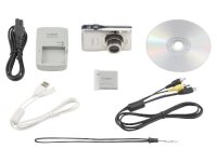 Canon IXUS 105 1/2.3" Kompaktkamera 12,1 MP CCD 4000 x 3000 Pixel Silber