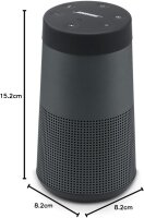 Bose SoundLink Revolve, tragbarer Bluetooth - Lautsprecher (mit kabellosem 360°-Surround-Sound), Schwarz schwarz Lautsprecher
