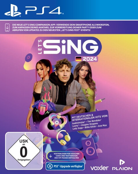 PLAION Lets Sing 2024 Standard Deutsch PlayStation 4